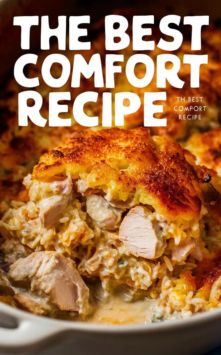 chicken casserole, creamy casserole, comfort food, rice dish, cheesy chicken