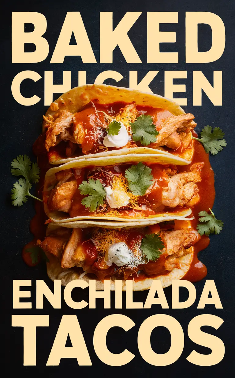 Chicken Enchilada Tacos, Baked Tacos, Enchilada Recipe, Taco Casserole, Mexican Baked Chicken