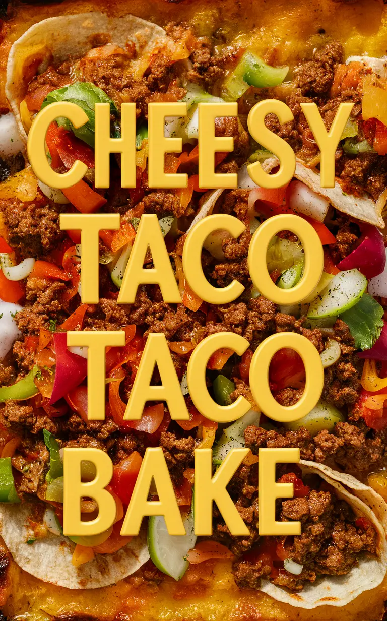 Cheesy taco casserole, Mexican casserole, Taco bake, Ground beef casserole, Cheesy Mexican bake