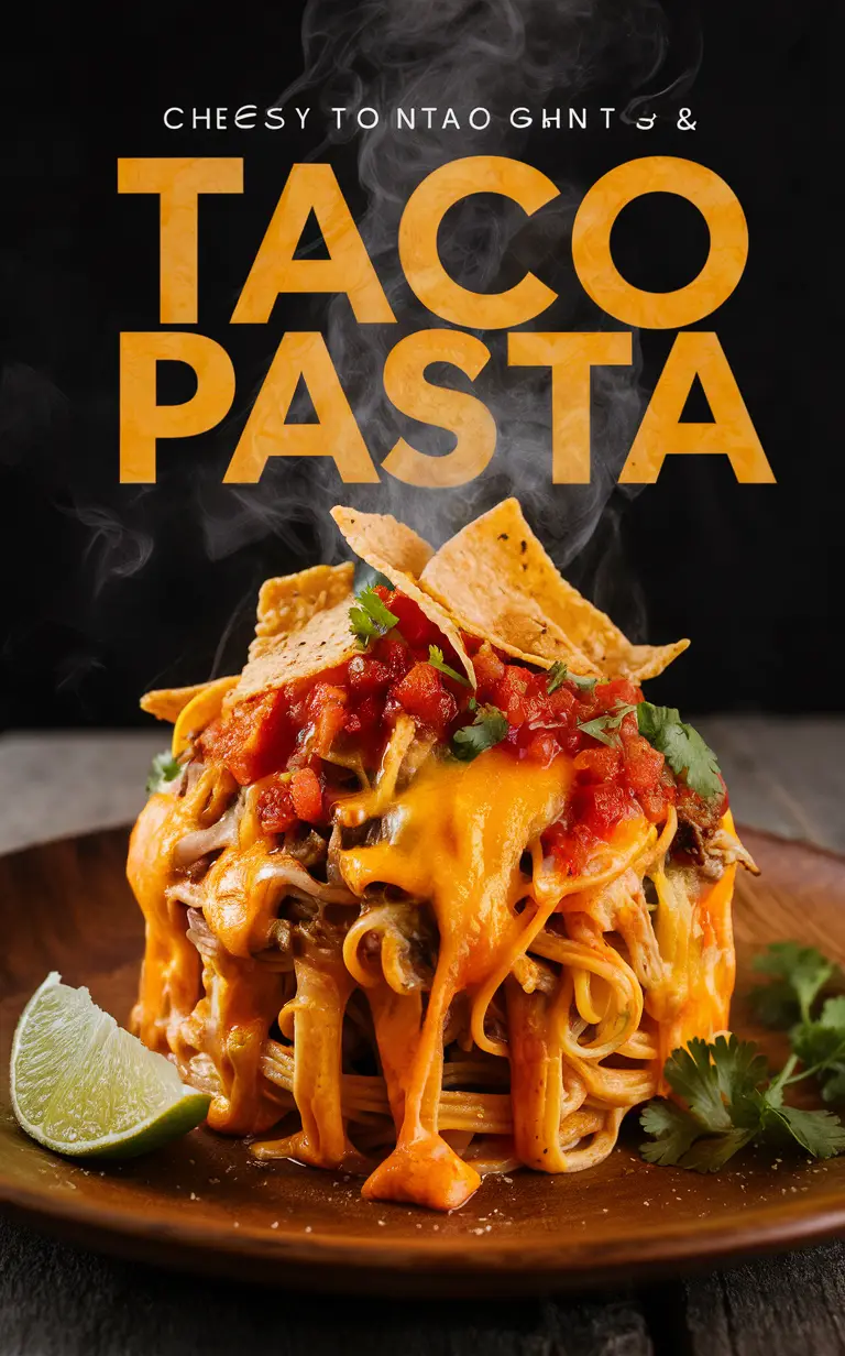 Cheesy Taco Pasta, family favorite, Mexican flavors, savory delight, winning recipe