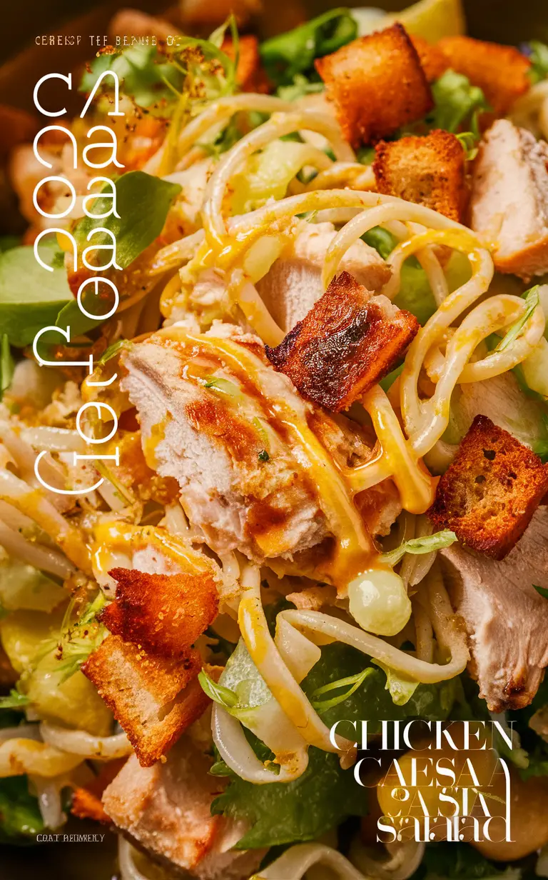 1. Chicken Caesar Salad 2. Pasta Salad Recipe 3. Caesar Dressing 4. Grilled Chicken Pasta 5. Caesar Salad Ingredients