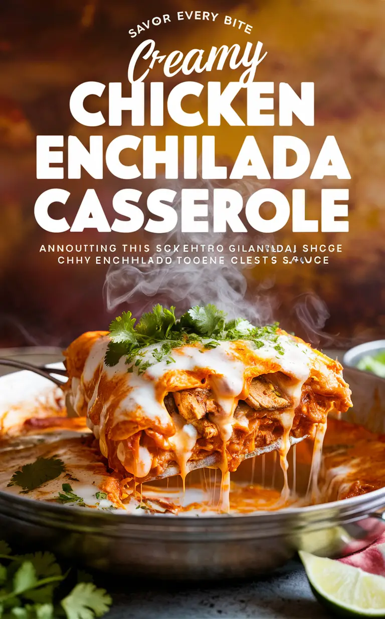 Creamy chicken casserole, Enchilada bake, Cheesy chicken enchiladas, Mexican chicken casserole, Creamy enchilada casserole