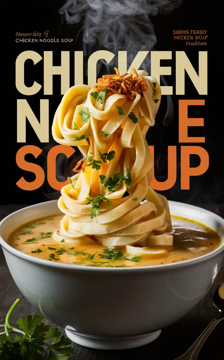 Creamy Chicken Soup Recipe, Homemade Chicken Noodle Soup, Comforting Chicken Noodle Soup, Creamy Chicken and Noodle Soup, Gourmet Chicken Noodle Soup