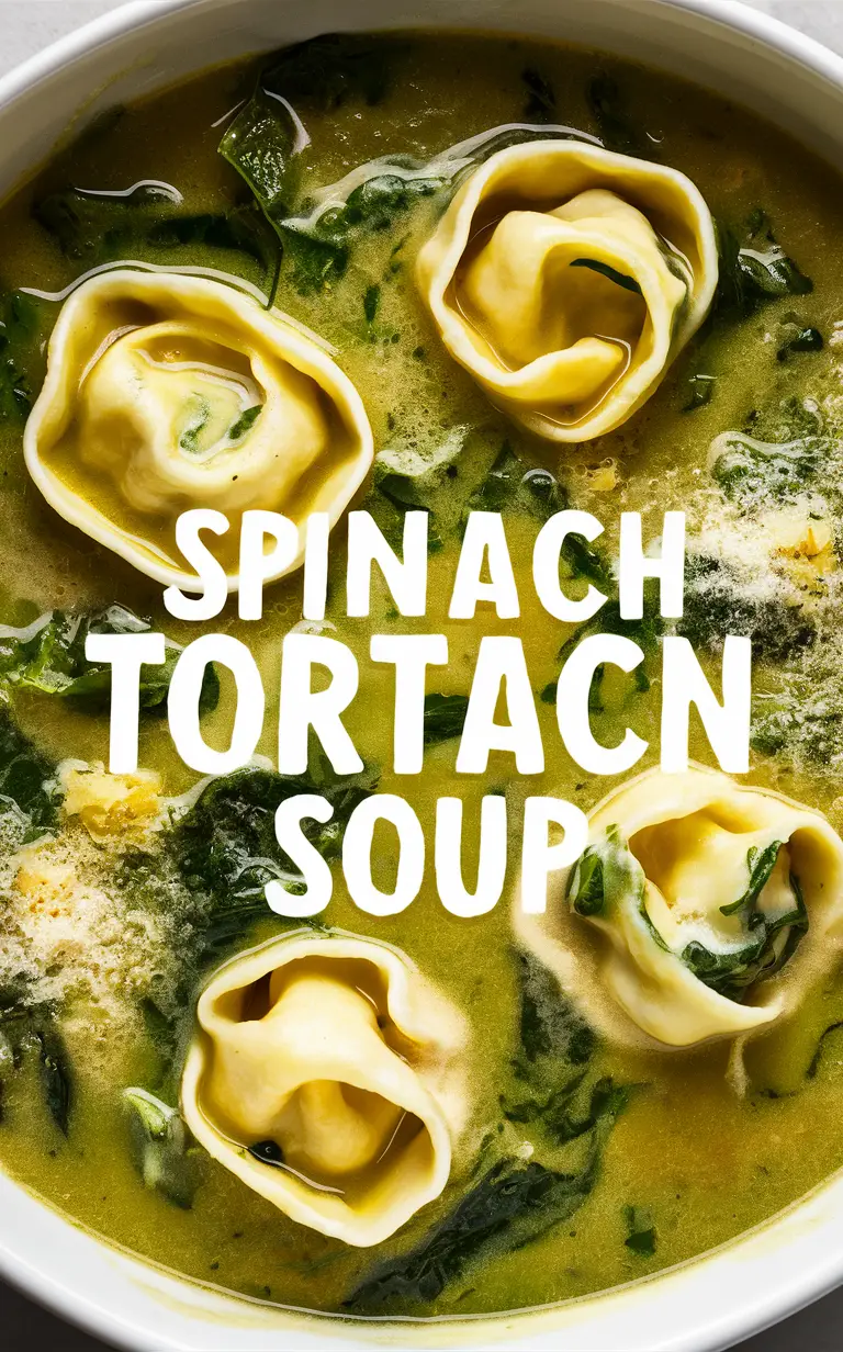 Italian soup recipe, spinach tortellini, creamy pasta soup, homemade tortellini, comfort food recipe