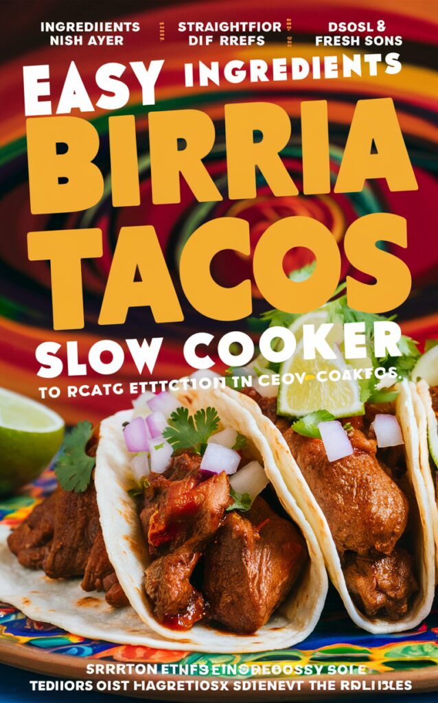 Easy Birria Tacos Recipe in the Slow Cooker | Nutrify Recipe App