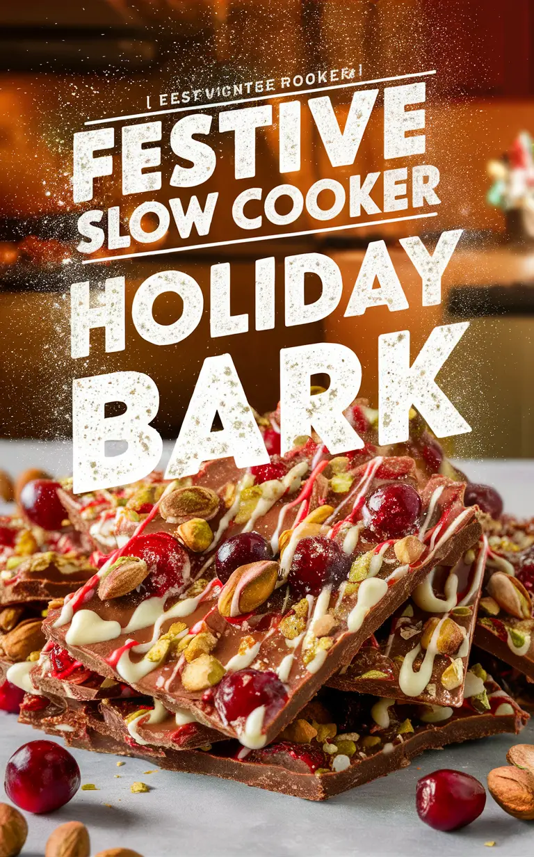 Slow Cooker Holiday Treats, Festive Dessert Recipes, Homemade Holiday Candy, Crockpot Holiday Sweets, Easy Festive Confections