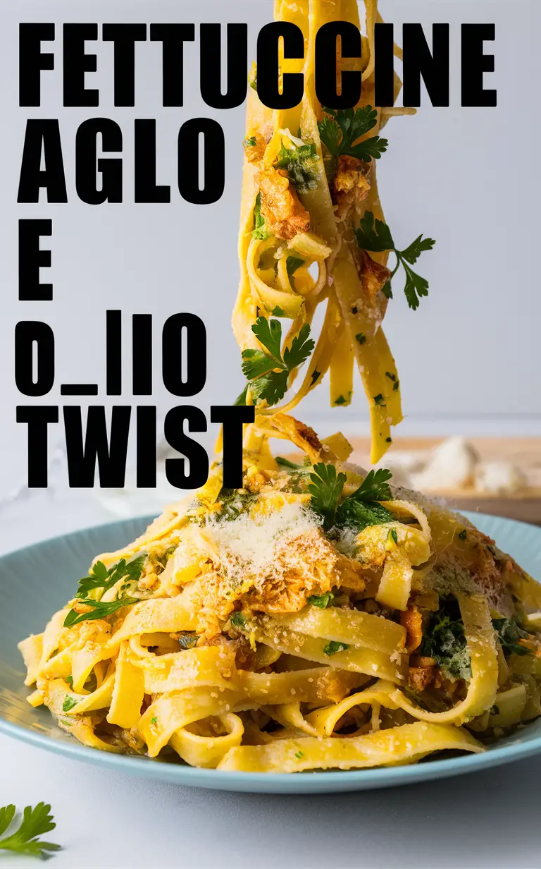 Fettucine aglio e olio, Pasta recipe, Italian cuisine, Homemade pasta, Garlic pasta