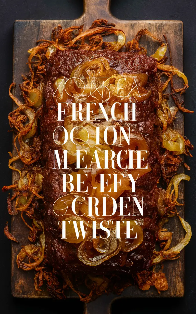 French onion meatloaf recipe, French onion meatloaf, French onion beefy meatloaf, French onion meatloaf with a twist, French onion meatloaf preparation