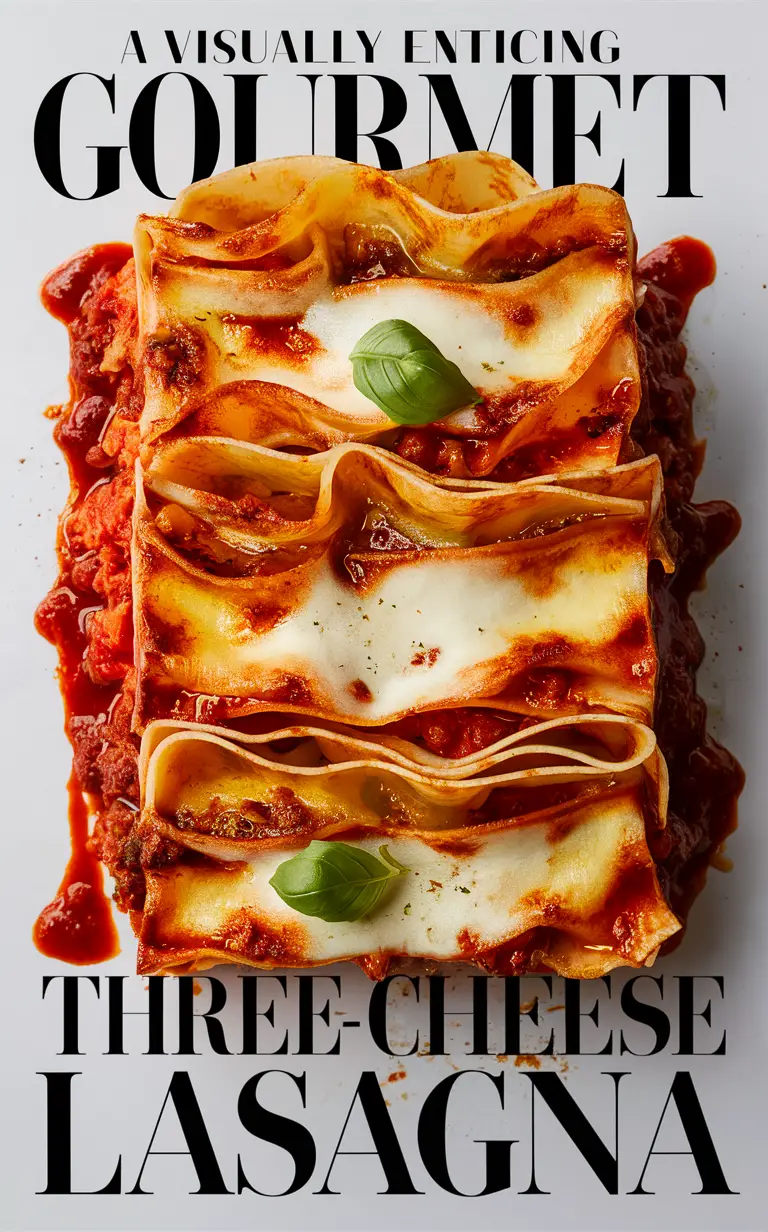 Gourmet Italian Cuisine, Homemade Lasagna, Artisan Cheese Blend, Authentic Pasta Dish, Culinary Delights