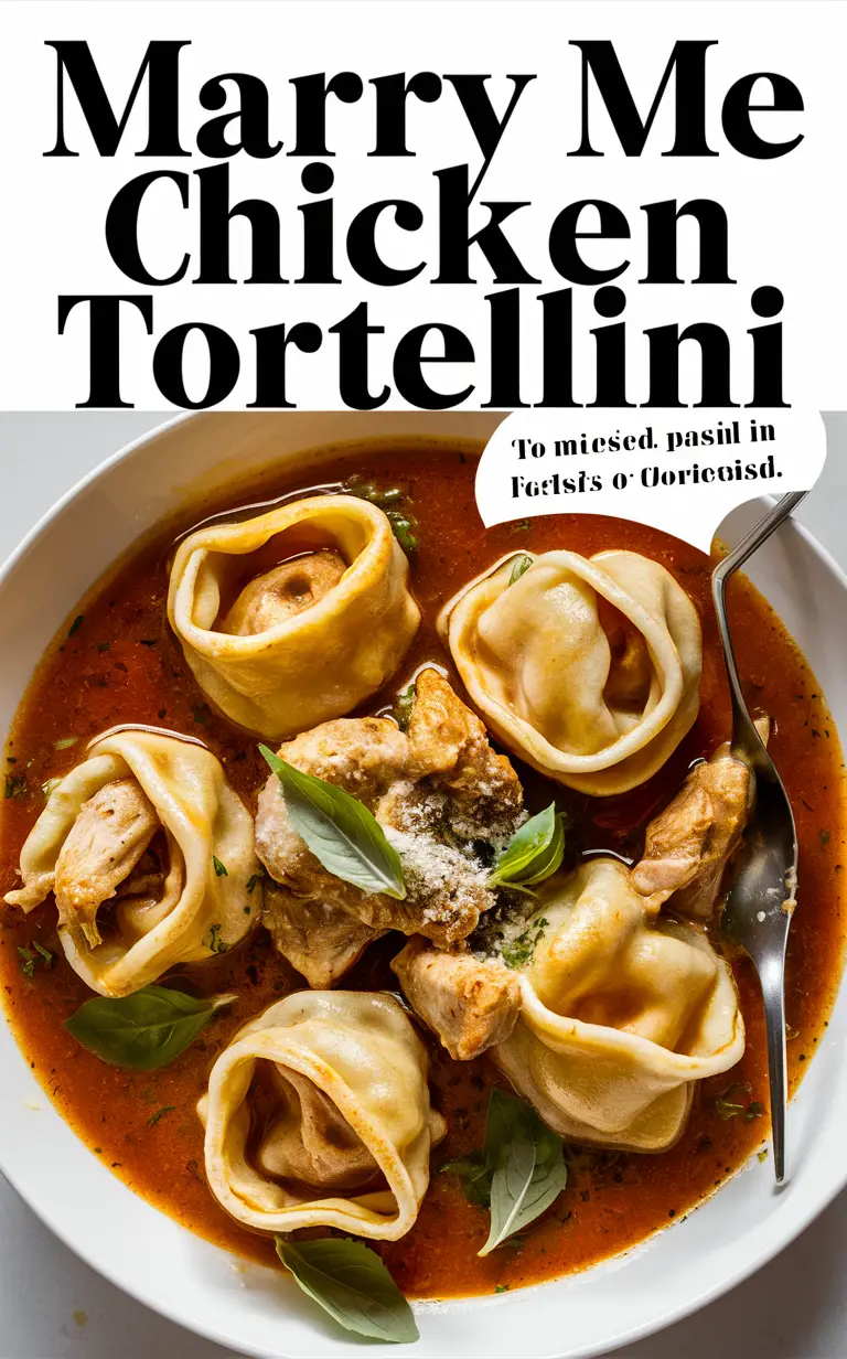 chicken tortellini dinner, chicken parmesan tortellini, creamy chicken tortellini, indulgent tortellini dish, romantic tortellini recipe