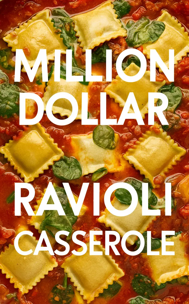 1. Gourmet Italian Casserole 2. Extravagant Pasta Dish 3. Decadent Ravioli Recipe 4. Luxurious Dinner Entree 5. Opulent Pasta Bake