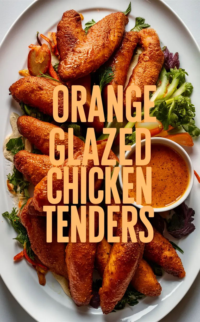 Chicken recipes, Orange chicken, Chicken tenders, Citrus glazed chicken, Sticky orange chicken