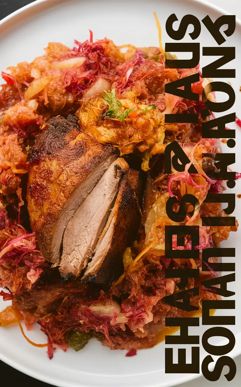 Pork roast, Roasted pork loin, Sauerkraut recipe, Pork loin recipe, Tangy sauerkraut