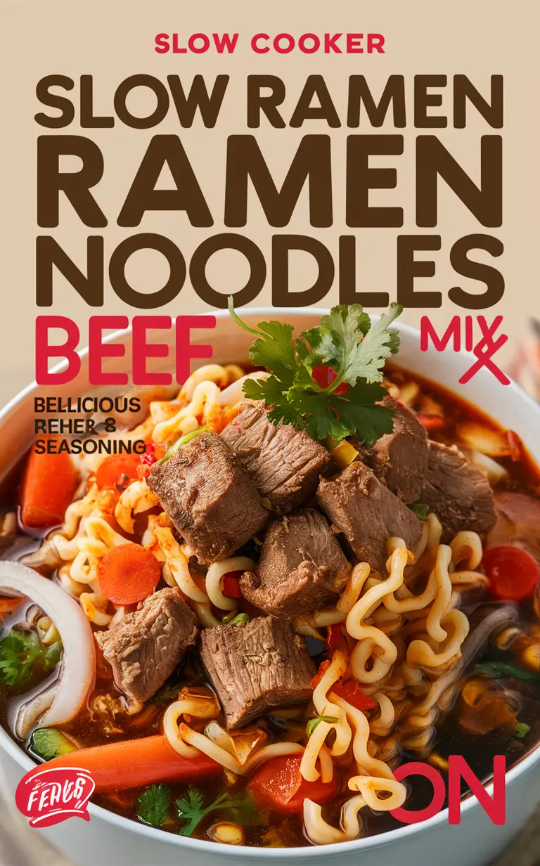 Slow Cooker Beef Ramen, Beef Ramen Noodles, Slow Cooker Ramen Noodles, Ramen Noodle Mix, Slow Cooker Beef Noodles