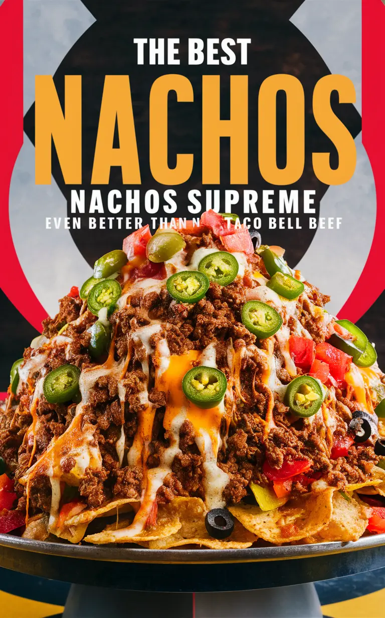 1. Nachos Supreme recipe 2. Homemade nachos 3. Gooey cheese nachos 4. Fresh nachos toppings 5. Customizable nacho dish