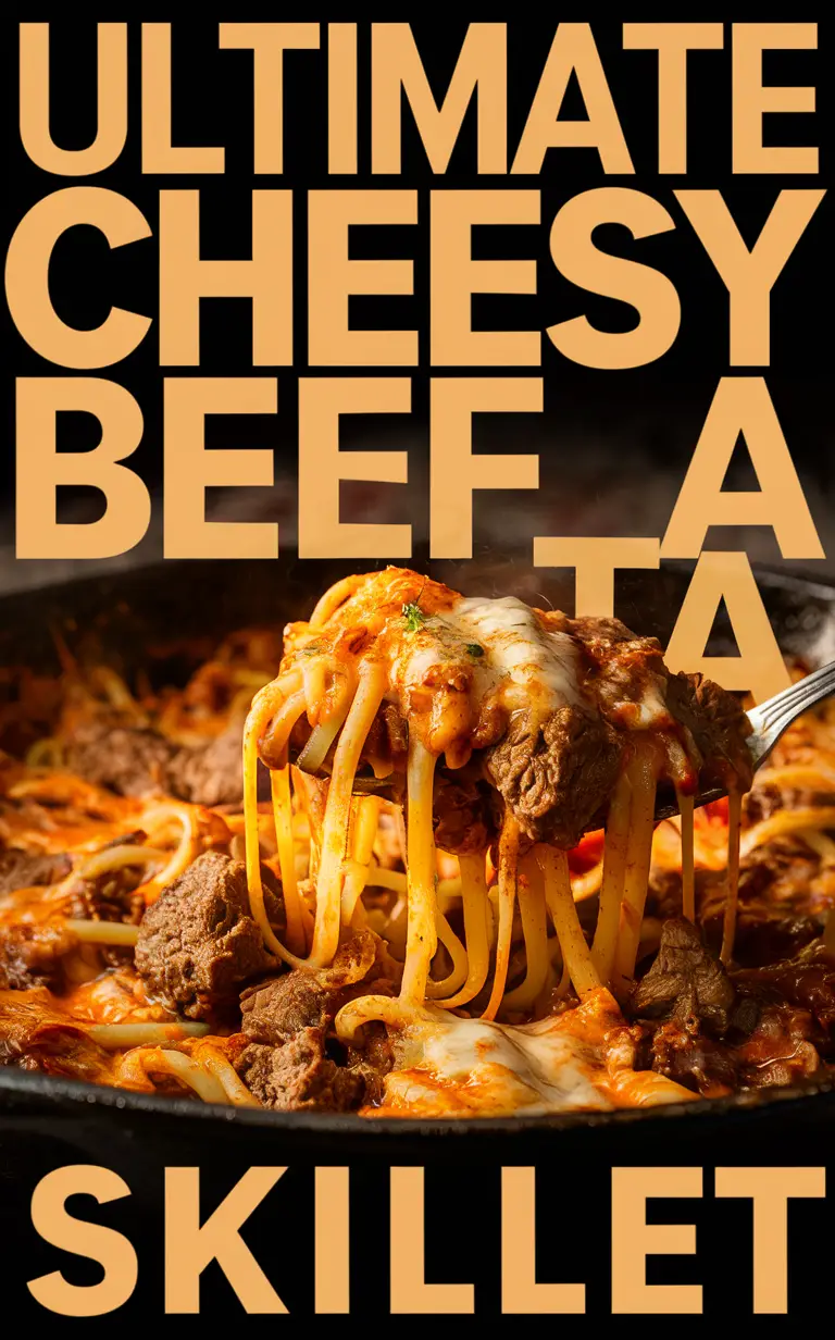 Cheesy pasta skillet, Beef pasta recipe, Cheesy beef skillet, One-pot beef pasta, Cheesy beef pasta