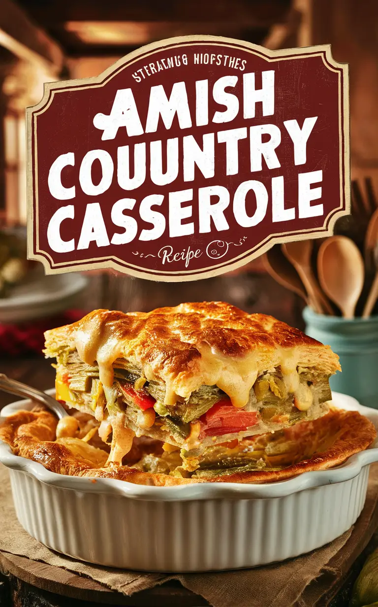 Amish Country Casserole, Homemade Amish Casserole, Traditional Amish Casserole, Best Amish Casserole, Authentic Amish Casserole