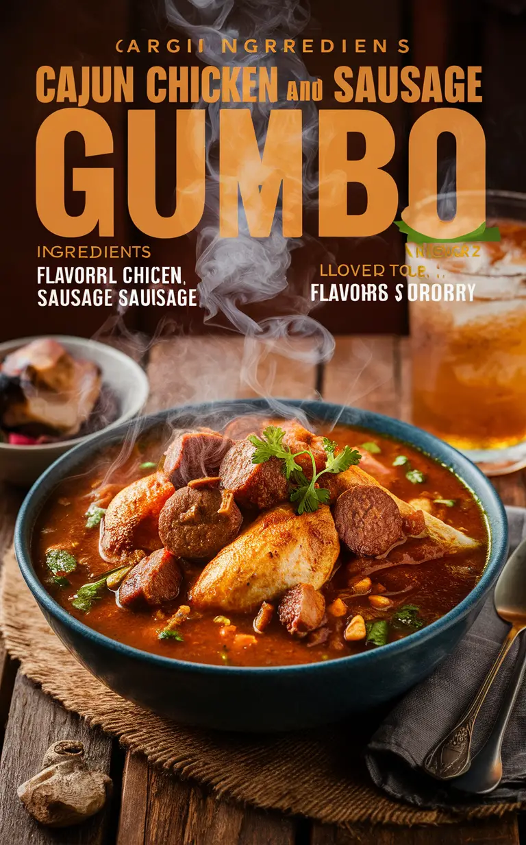 Cajun chicken gumbo recipe, sausage gumbo recipe, Creole gumbo recipe, Louisiana gumbo recipe, spicy gumbo recipe