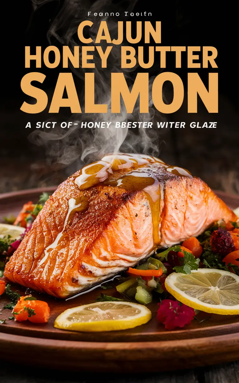 Cajun salmon recipe, Cajun salmon dish, Honey butter salmon, Spicy salmon recipe, Grilled salmon marinade