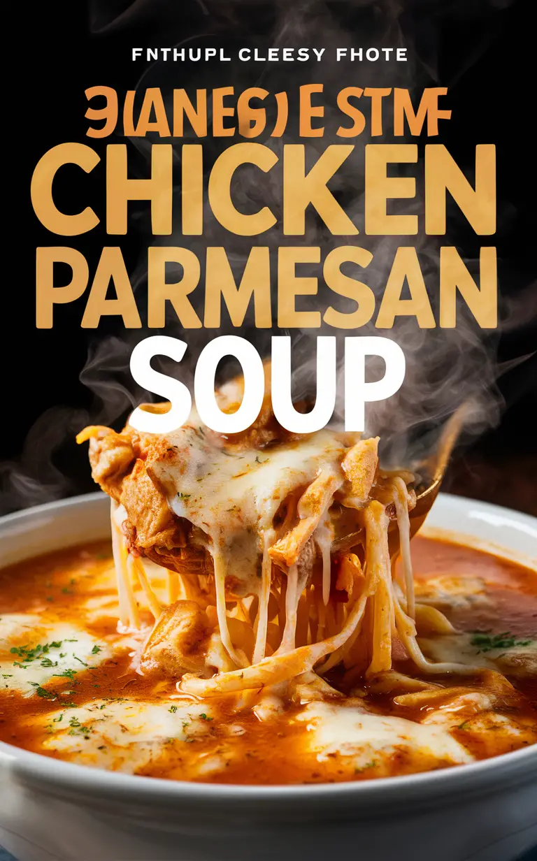 Cheesy chicken Parmesan soup recipe, Comforting chicken Parmesan soup, Creamy chicken Parmesan soup, Cheesy chicken Parmesan soup ingredients, Homemade chicken Parmesan soup