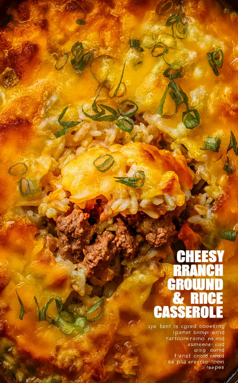 Ground beef casserole, Rice casserole, Cheesy casserole, Ranch casserole, Beef and rice casseroles