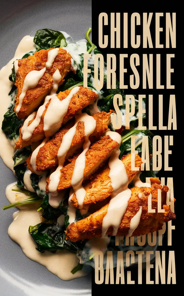 Chicken Florentine recipe, Italian chicken recipe, Creamy Florentine dish, Spinach and Parmesan chicken, Gourmet chicken recipe