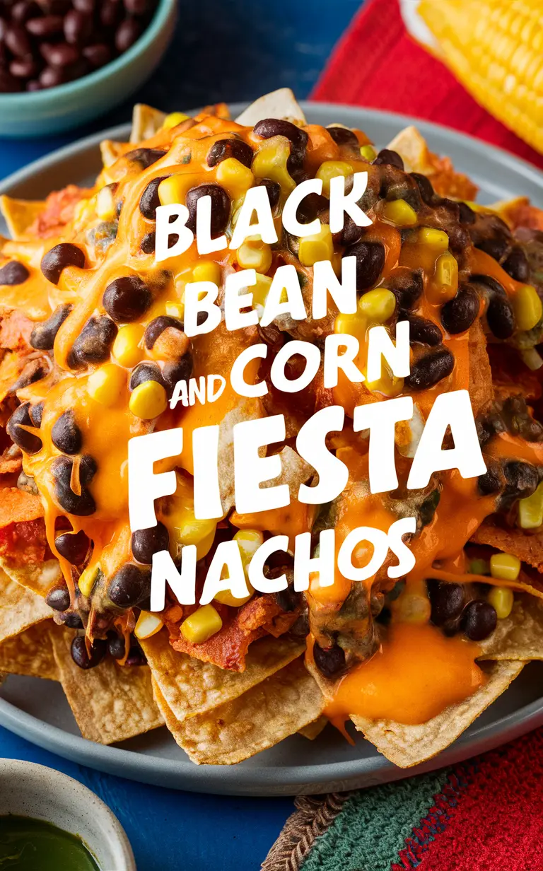 black bean nachos, nacho recipe, fiesta nachos, easy nachos, best nachos