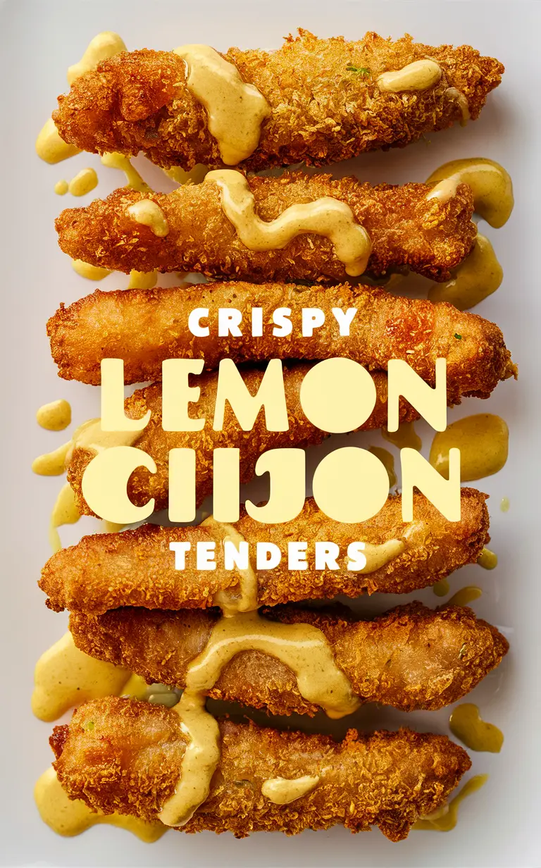 Lemon chicken recipe, Easy chicken tenders recipe, Healthy chicken tenders, Crispy chicken tenders, Chicken tenderloin recipe