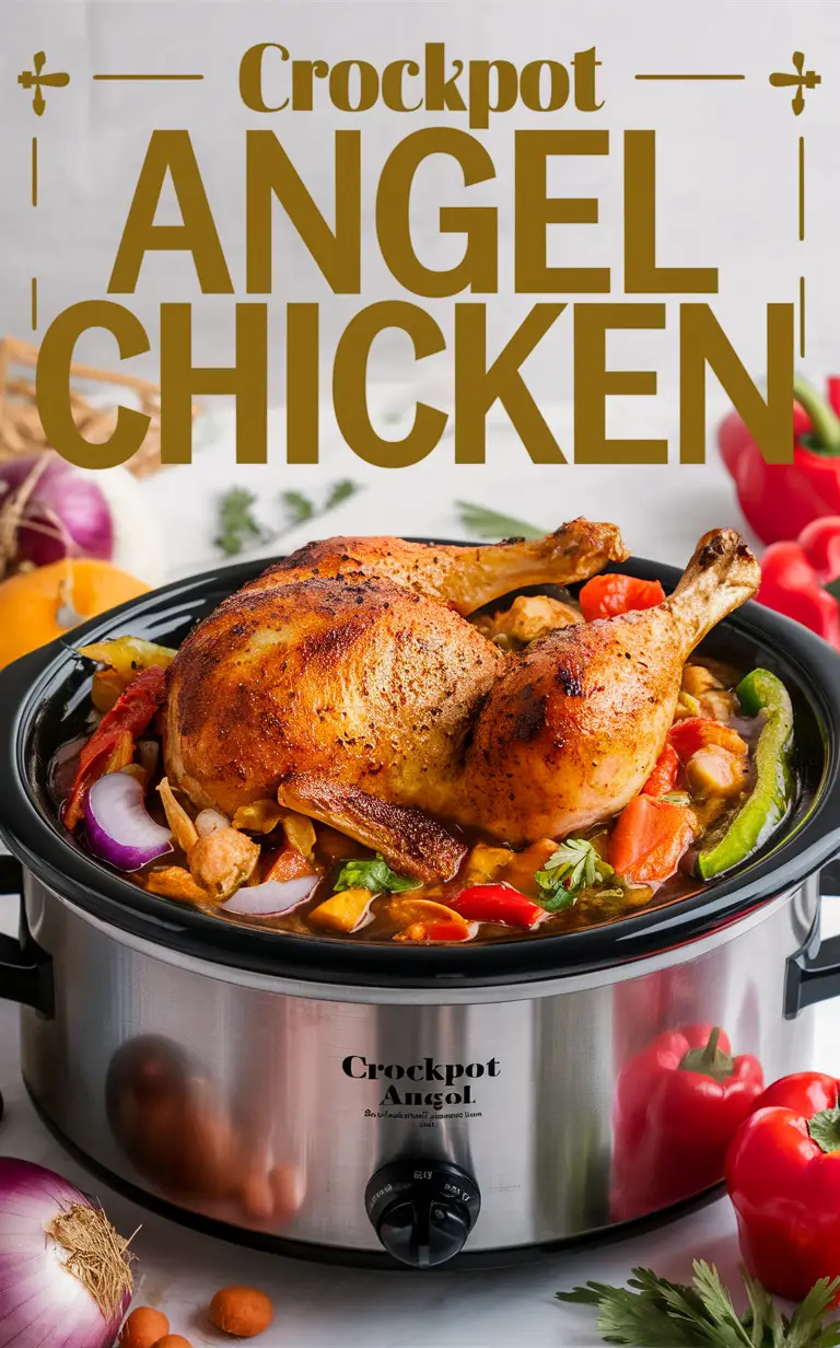 Crockpot chicken recipes, Easy slow cooker chicken, Angel chicken slow cooker, Best chicken crockpot meals, Creamy slow cooker chicken