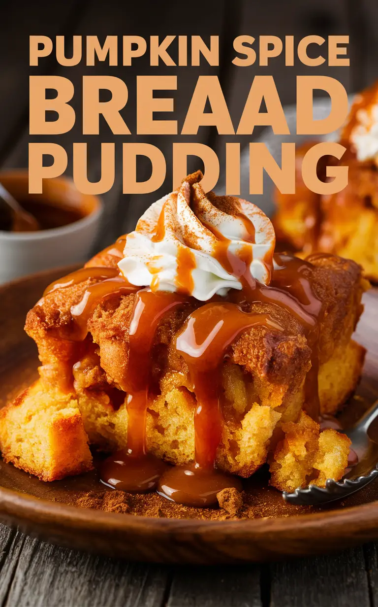 Pumpkin spice dessert recipes, Best bread pudding recipe, Easy fall desserts, Homemade bread pudding, Comfort food recipes