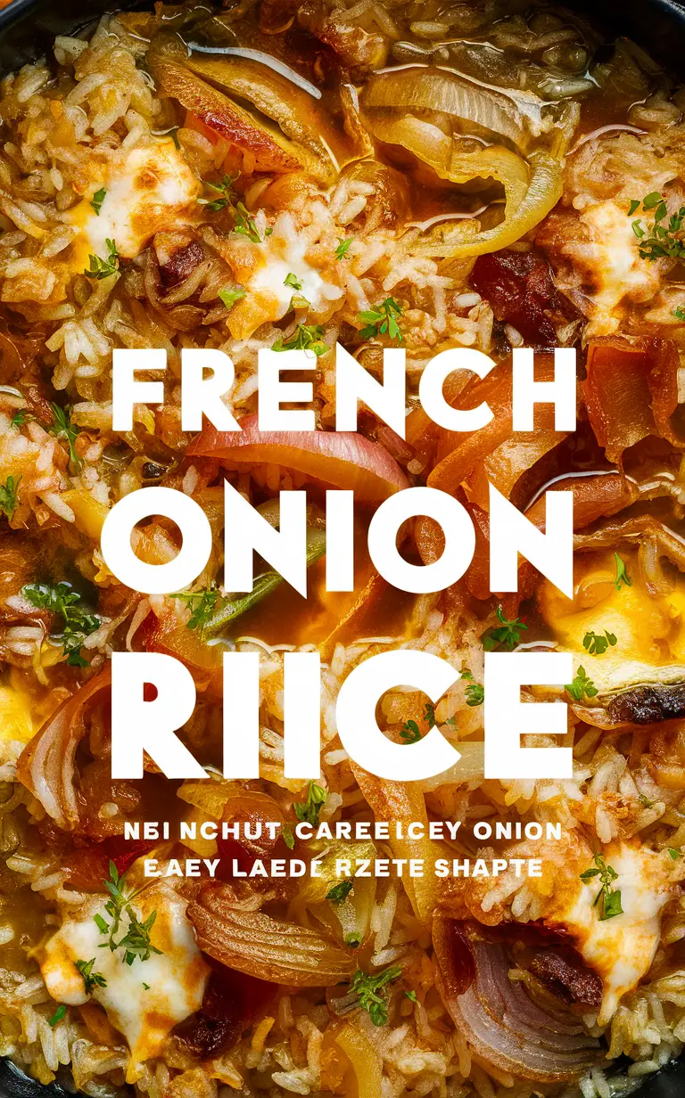 French onion soup, French onion rice, onion soup recipe, French onion recipe, French rice recipe