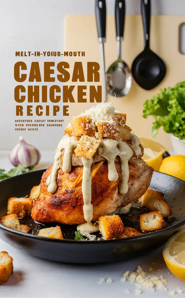 Caesar chicken recipe, easy chicken marinade, dinner ideas, succulent chicken, mouthwatering chicken dish