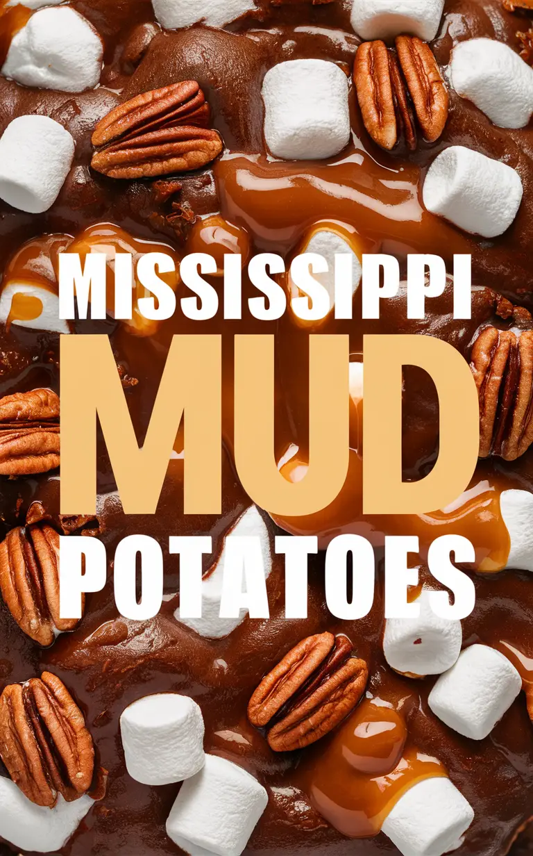 Mississippi Mud Potatoes Recipe, best potato side dish, delicious potato casserole, creamy potato bake, cheesy potato gratin