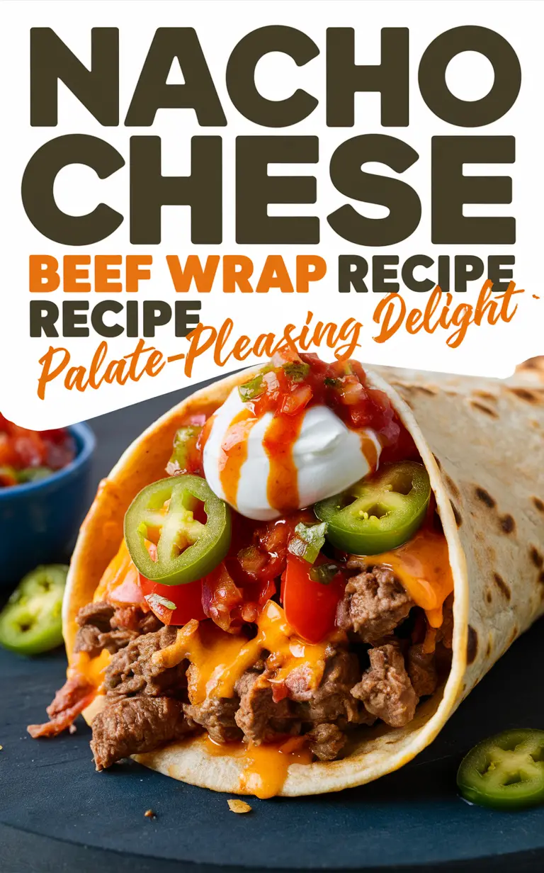 Nacho Cheese Beef Wrap, Delicious Beef Wrap, Cheese Beef Wrap, Gourmet Beef Wrap, Flavorsome Beef Wrap