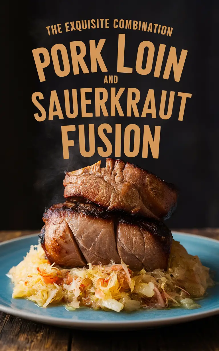 Pork Loin Recipe, Sauerkraut Fusion, Delicious Pork Dish, German-inspired Meal, Sauerkraut Pork Loin