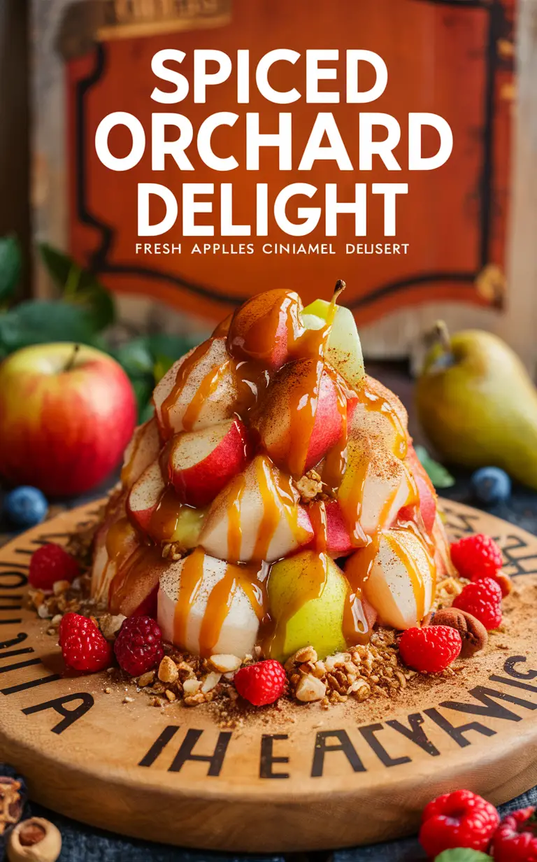 Orchard Spice Recipes, Fall Harvest Desserts, Autumn Fruit Dishes, Spiced Apple Treats, Cinnamon Pear Desserts