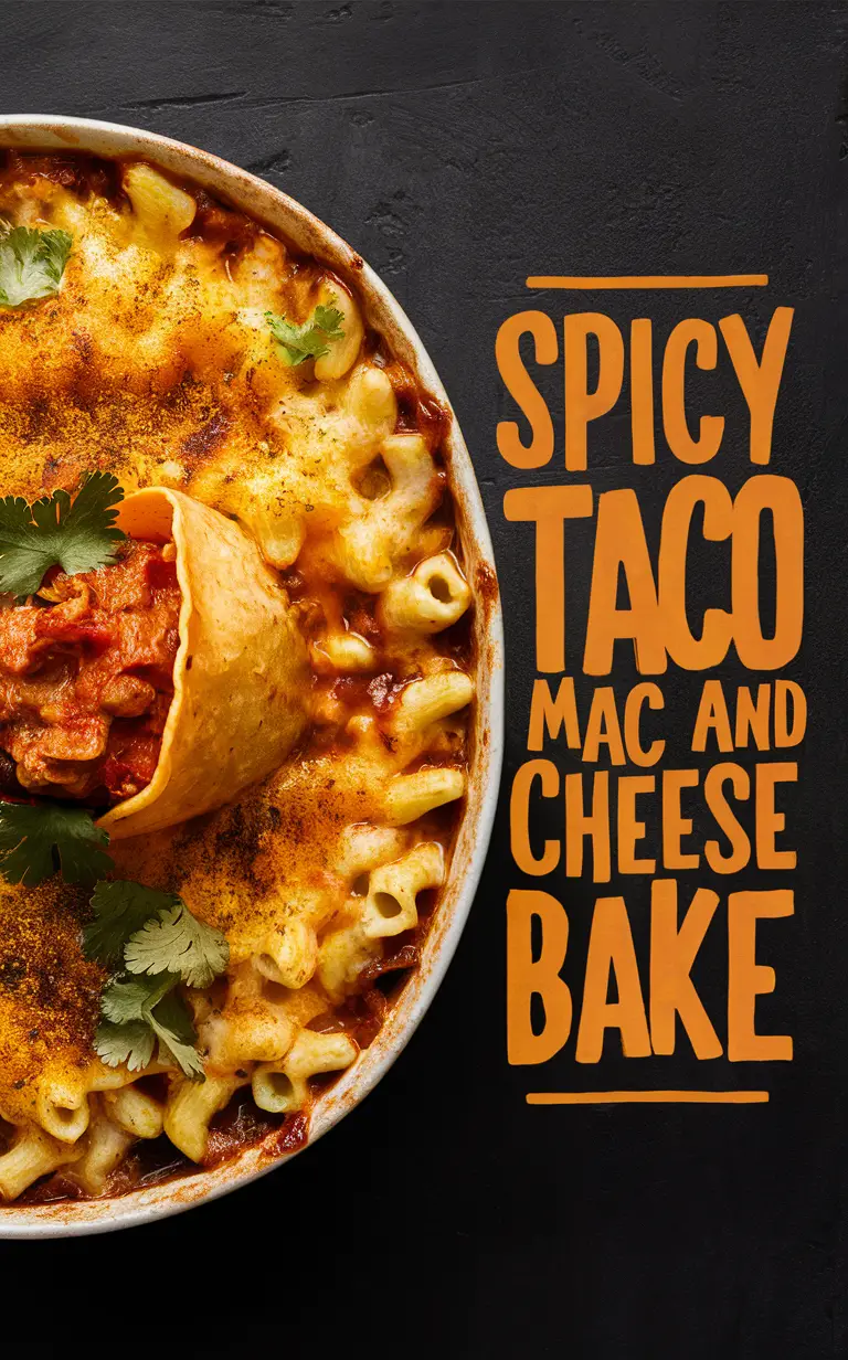 Spicy mac and cheese recipe, Taco mac and cheese casserole, Homemade mac and cheese with taco seasoning, Spicy cheesy pasta bake, Taco flavored mac and cheese