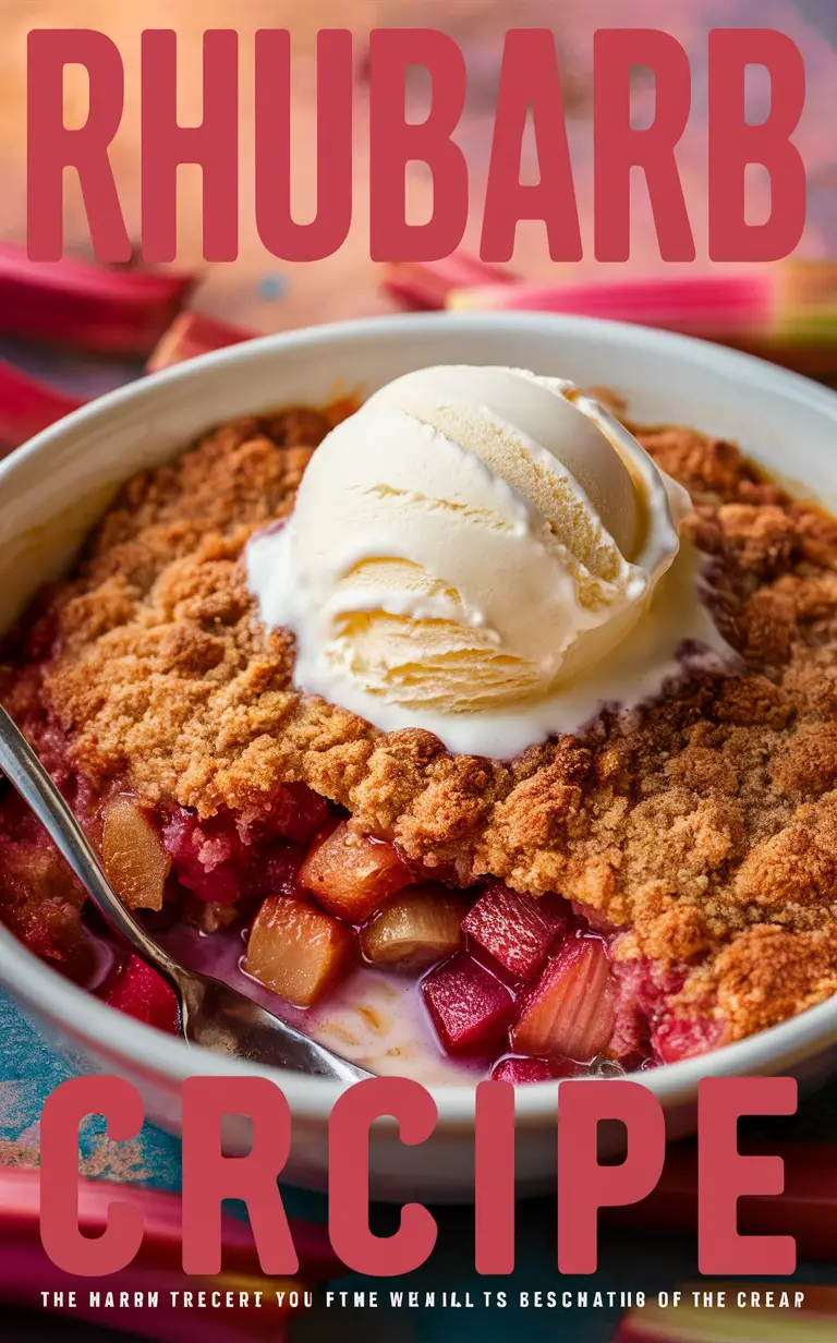 Rhubarb dessert recipe, Rhubarb crisp topping, Easy rhubarb crisp recipe, Homemade rhubarb crisp, Best rhubarb crisp recipe