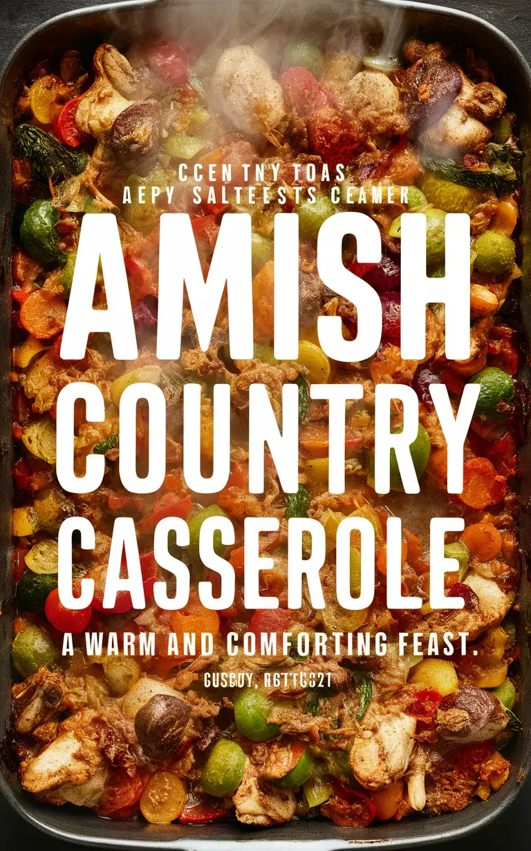 Amish casserole, Amish recipe, traditional casserole, homemade comfort food, classic casserole