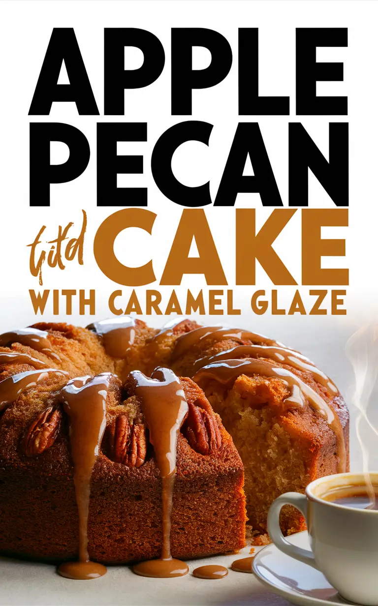 Apple cake recipe, Pecan cake, Caramel glaze, Homemade apple cake, Best apple cake