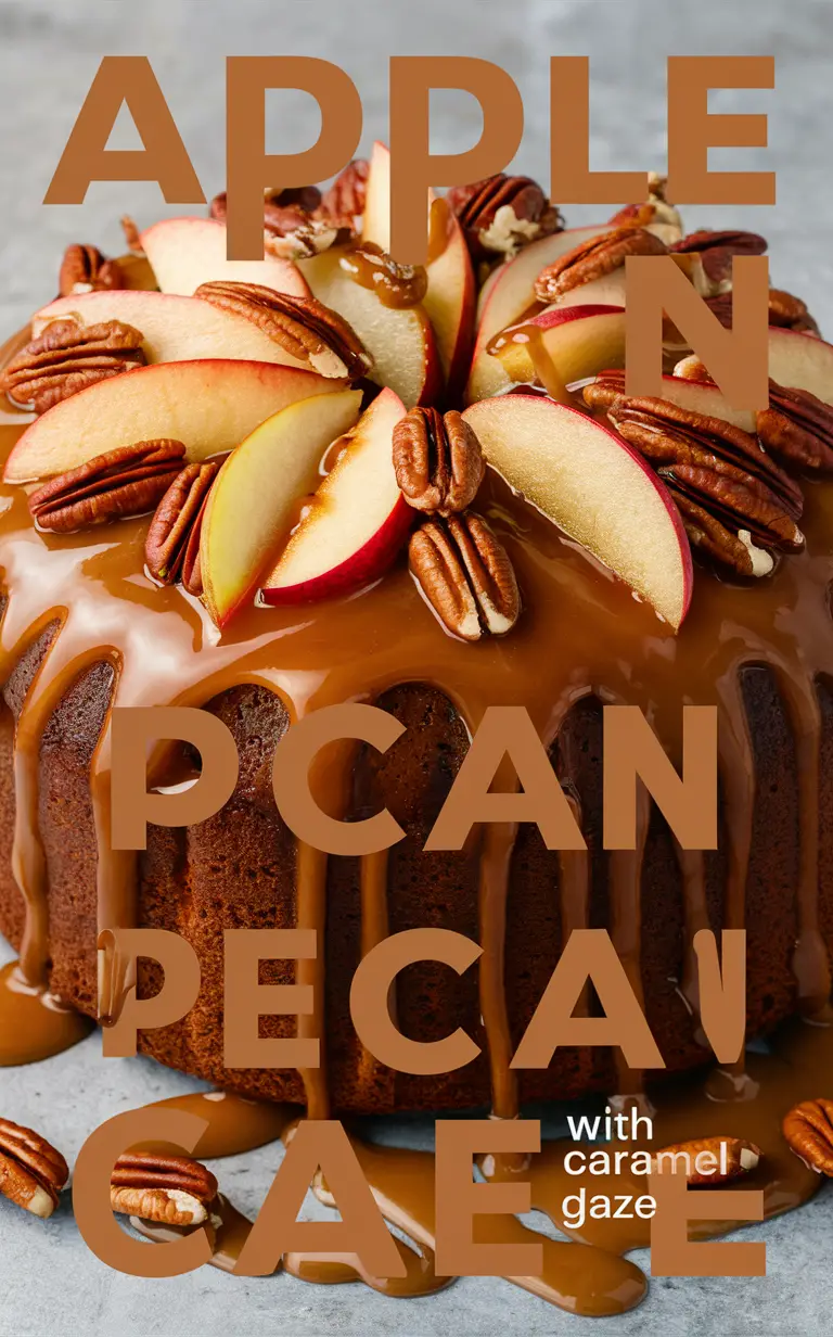 Apple cake recipe, Pecan cake, Caramel glaze, Homemade apple cake, Best apple cake