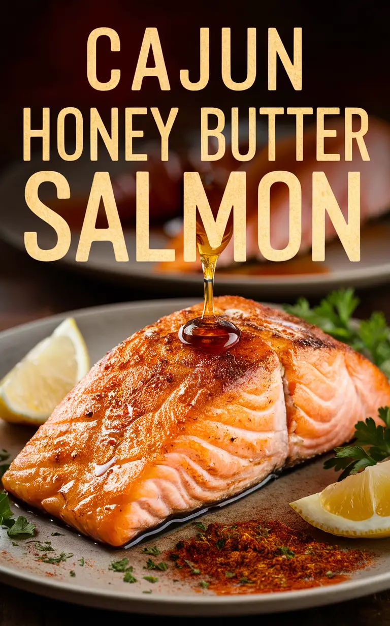 Cajun salmon recipe, Honey butter salmon, Best salmon recipe, Easy salmon dishes, Baked salmon recipe