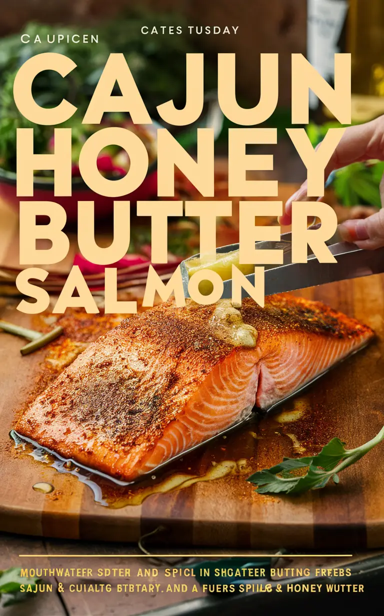 Cajun salmon recipe, Honey butter salmon, Best salmon recipe, Easy salmon dishes, Baked salmon recipe