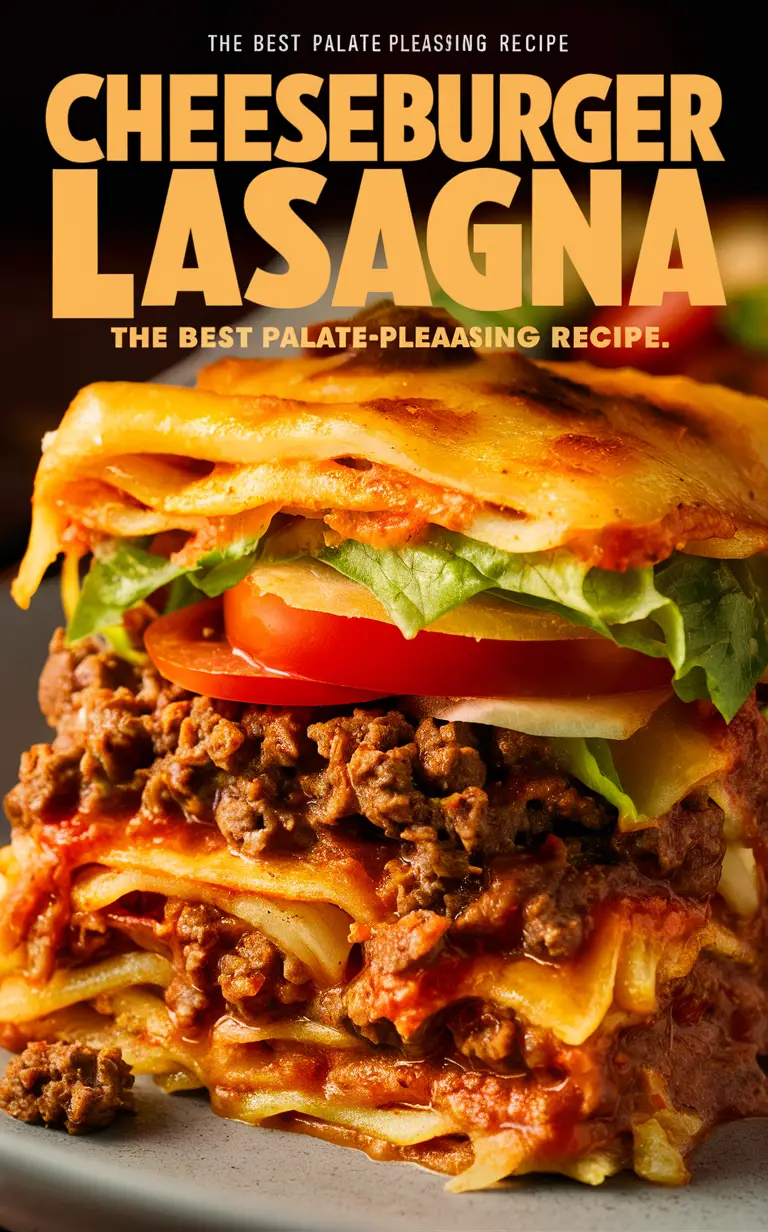 Cheeseburger lasagna, easy lasagna recipe, comfort food recipe, family favourite dish, homemade lasagna