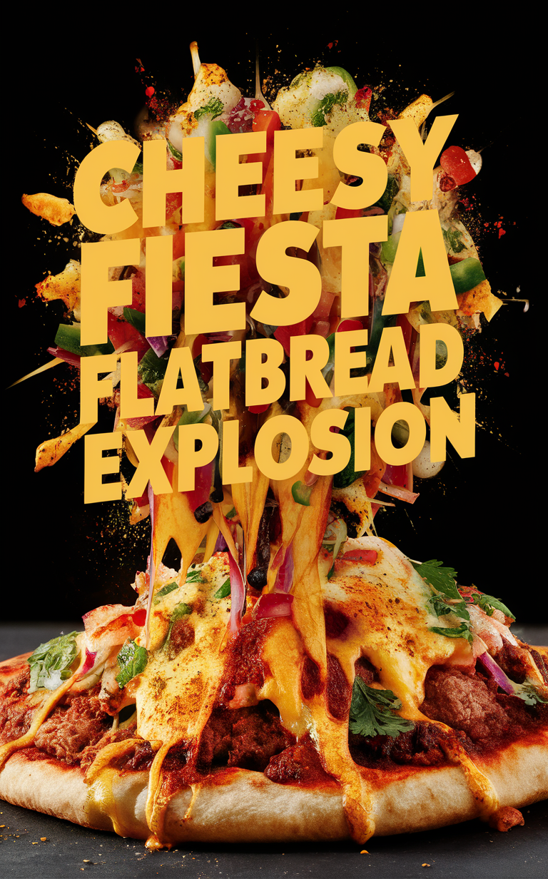 Cheesy fiesta flatbread, cheesy flatbread explosion, fiesta flatbread recipe, Cheesy flatbread ideas, homemade flatbread fiesta