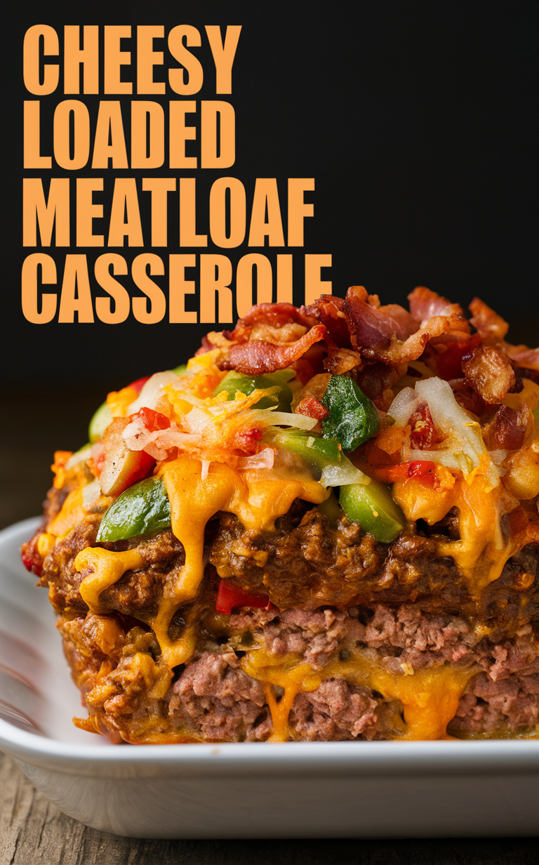 Cheesy meatloaf casserole, Loaded meatloaf casserole, Meatloaf casserole recipe, Cheesy casserole, Meatloaf recipe