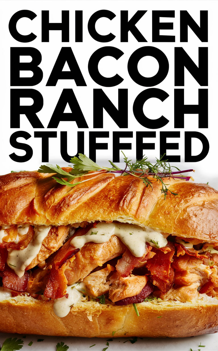 Chicken Bacon Ranch Stuffed Bread,
Stuffed Bread Recipe,
Ranch Stuffed Bread,
Bacon Stuffed Bread,
Chicken Bacon Ranch Recipe