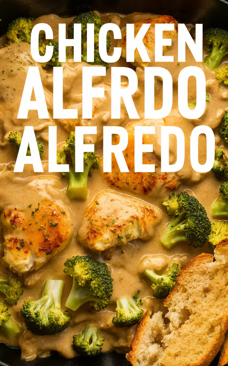 Chicken Alfredo recipe, Creamy Alfredo sauce, Baked chicken alfredo, Broccoli Alfredo bake, Cheesy chicken alfredo