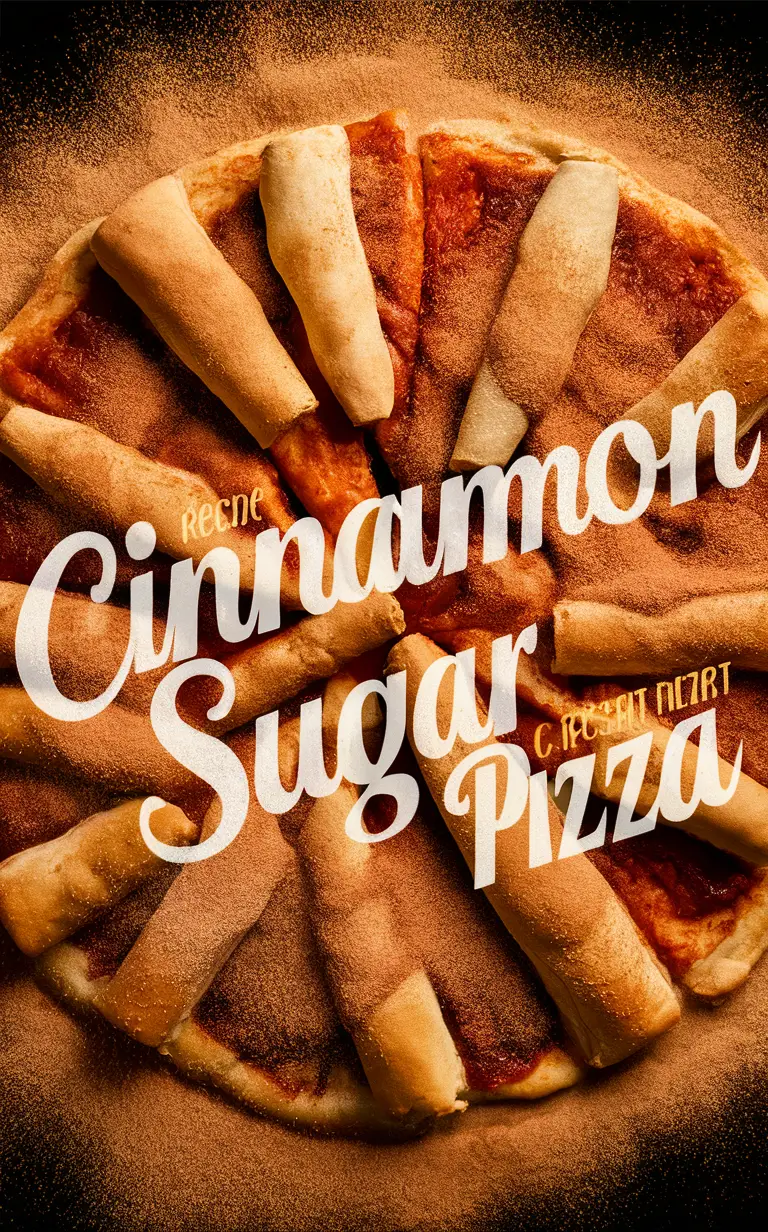 Cinnamon roll pizza recipe, Cinnamon crescent roll pizza, Cinnamon sugar dessert pizza, Crescent roll dessert pizza, Easy cinnamon roll pizza