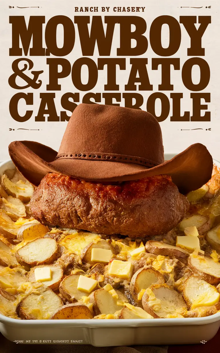 Cowboy meatloaf recipe, Potato casserole, Beef casserole, BBQ meatloaf, Western comfort food